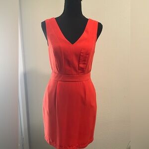 Elegant Red Sleeveless Dress